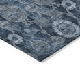 thumbnail image 4 of Addison Rugs Chantille Indoor/Outdoor Transitional Damask Navy Washable Rectangle Rug, 5' x 7'6", 4 of 6