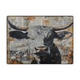 thumbnail image 2 of BZSMCE Vintage Area Rugs Design Cowhide Pattern Creative Area For Home, 2 of 7