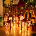 thumbnail image 3 of Patiojoy 3 PCS Christmas Gift Boxes Indoor Outdoor W/ 60 LED Lights, Waterproof Plug, 3 of 10