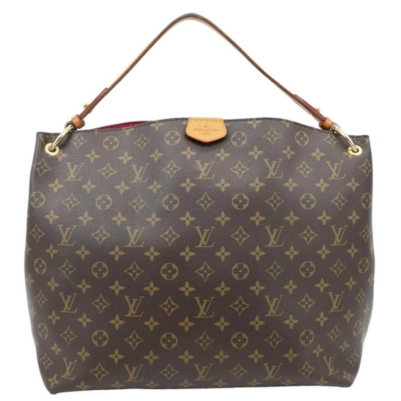 Pre-Owned Louis Vuitton Graceful MM Monogram Canvas Shoulder Bag Brown