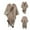 Khaki, variant on YWDJ Shawl for Women Women Fashion Autumn Winter Contrasting Hairball Stripe Tassel Cloak Shawl Tops Pink One Size