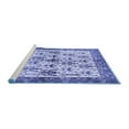 thumbnail image 2 of Ahgly Company Machine Washable Indoor Rectangle Animal Blue Traditional Area Rugs, 5' x 8', 2 of 4