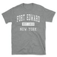 thumbnail image 1 of Fort Edward New York Classic Established Men's Cotton T-Shirt, 1 of 1