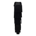 thumbnail image 2 of INC Womens Black Fringed Cushioned Yomesa Pointed Toe Block Heel Zip-Up Heeled Boots 7 M, 2 of 4