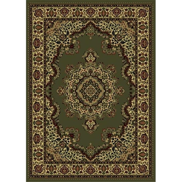 1191-2234-SAGE Castello Rectangular Sage Green Traditional Italy Area Rug, 2 ft. 2 in. W x 7 ft. 7 in. H
