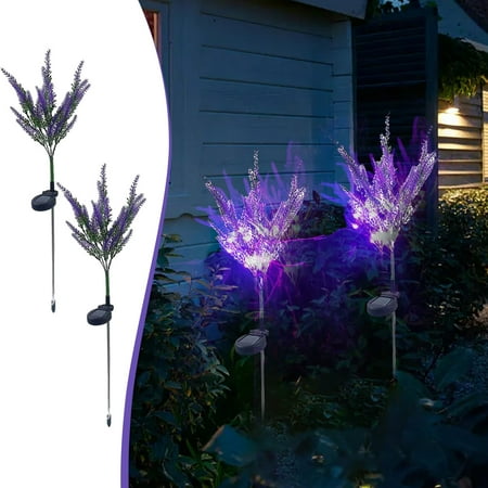 

SRstrat Solar Energy Lamp Ground Inserted Lamp Courtyard Lamp Balcony Atmosphere Lamp Floral Sway Light Solar Light Solar Sway Lights Sway With The Wind