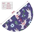thumbnail image 3 of Lsque Cute Dog Print Christmas Tree Skirt, Tree Skirt with Ties or Velcro, Perfect for Holiday Decorations, Halloween, and New Year-48", 3 of 7