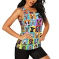 thumbnail image 2 of Lsque Cute Dogs Collage Printed Workout Tank Tops for Women, Athletic Sports Tank Tops, Compression Sleeveless Dry Fit Shirts,Sleeveless Yoga Shirt-X-Large, 2 of 9