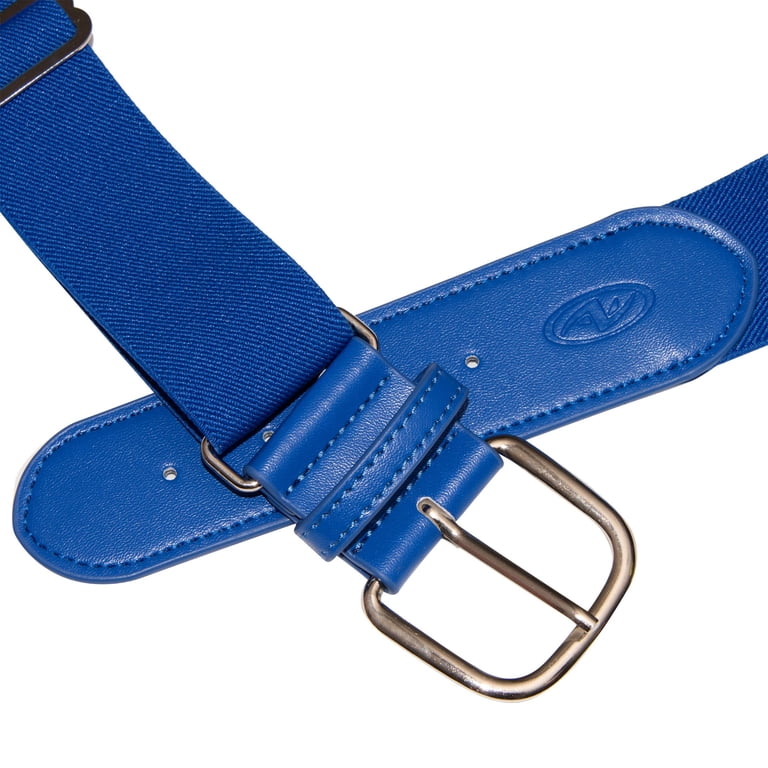 3314 Standard Baseball/softball Athletic Stretch Belt, Royal TCK Leather Sports Belt: Pro-Style Uniform Belt for Baseball  main image 3