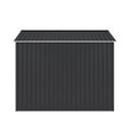 thumbnail image 5 of Yardi Yard 8 x 10 Ft Outdoor Storage Shed, Metal Yard Shed for Tools, Garbage Can Clearance, Prefab House w/ Lockable Doors, Garden, Patio, Outside Utility, Carbon Black, Outdoor Storage, Storage Shed, 5 of 11