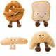 thumbnail image 4 of Figura de dibujos animados de tamaño pequeño, Pretzel Crossant Toast pan Doll $ Pendent, juguete de comida, mochila de peluche, decoración, regalos de cumpleaños, 4 of 4