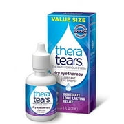 TheraTears Eye Drops for Dry Eyes, Dry Eye Therapy Lubricant Eyedrops, 1FL OZ (30mL)