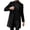 Black, variant on Men's Mid-Length Wool Trench Coat, Trendy Business Single-Breasted Outerwear, Khaki, M