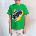 thumbnail image 2 of TOWED22 Boys T Shirt Summer Short Sleeve Toddler Tshirts 2-7 Years Cotton Kids Athletic Shirts & Tees(Green,5-6 Y), 2 of 4