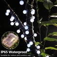 thumbnail image 5 of Gostoto 9.8-33FT 20-80LEDS 1in Globe String Lights,Outdoor Waterproof Lantern String Lights,Fairy Lights for Patio Bedroom Garden Christmas Decorations, 5 of 7