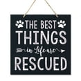 thumbnail image 1 of Engraved Memorial Dog Wall Sign The Best Things, 1 of 1