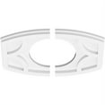 thumbnail image 3 of 36"W x 24"H x 6"ID x 19 1/2"C x 1"P Kailey Architectural Grade PVC Contemporary Ceiling Medallion, Two Piece, 3 of 7