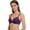 Dark Purple, variant on Women's Lace Push Up Bra with Side Coverage Orange 70C