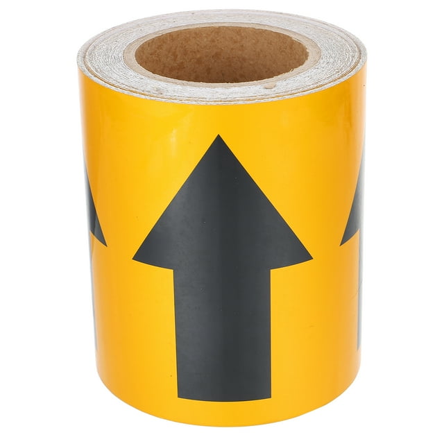 Weiweiguan 1 Roll Arrow Marking Sticker Arrow Pipe Indicator Decal Arrow Pipe Marking Decal