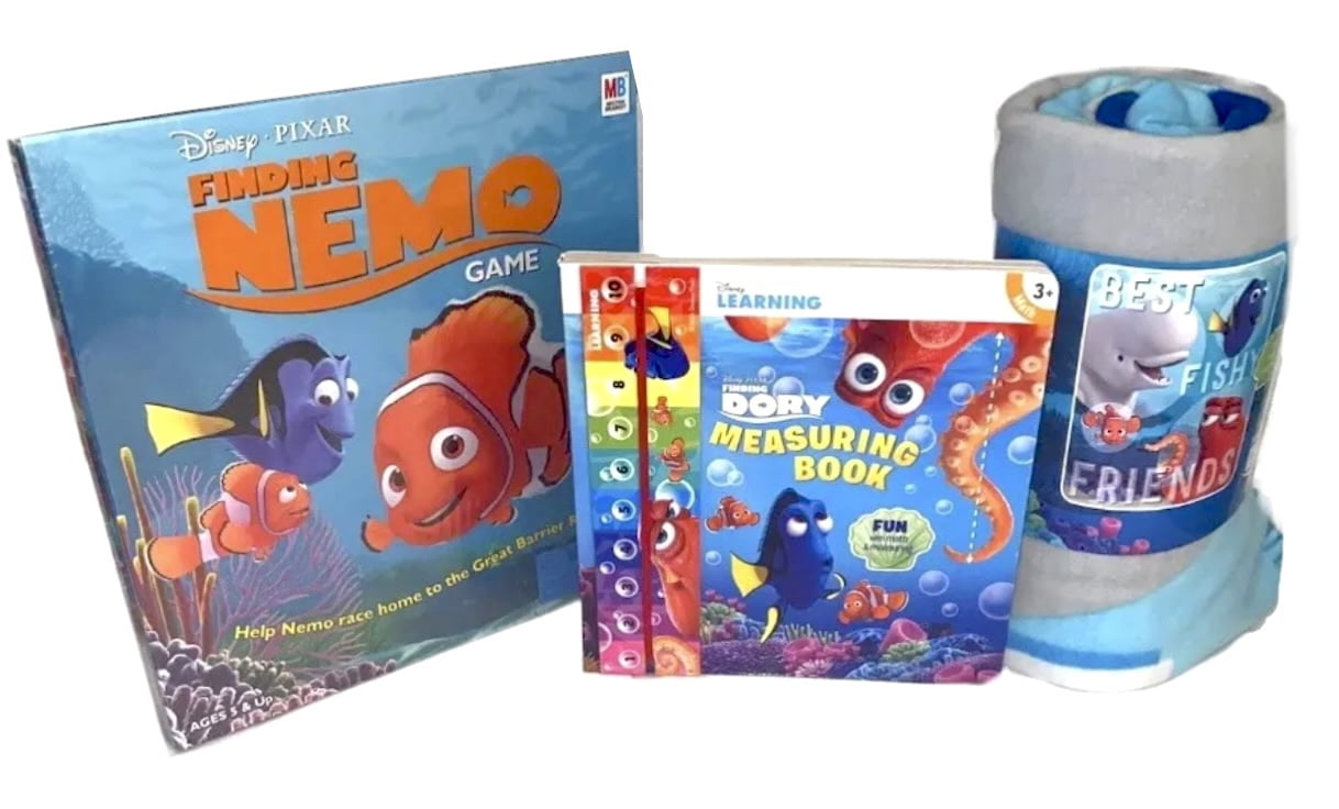 Disney Finding Nemo Board Game, Measuring Activity Book & Fleece