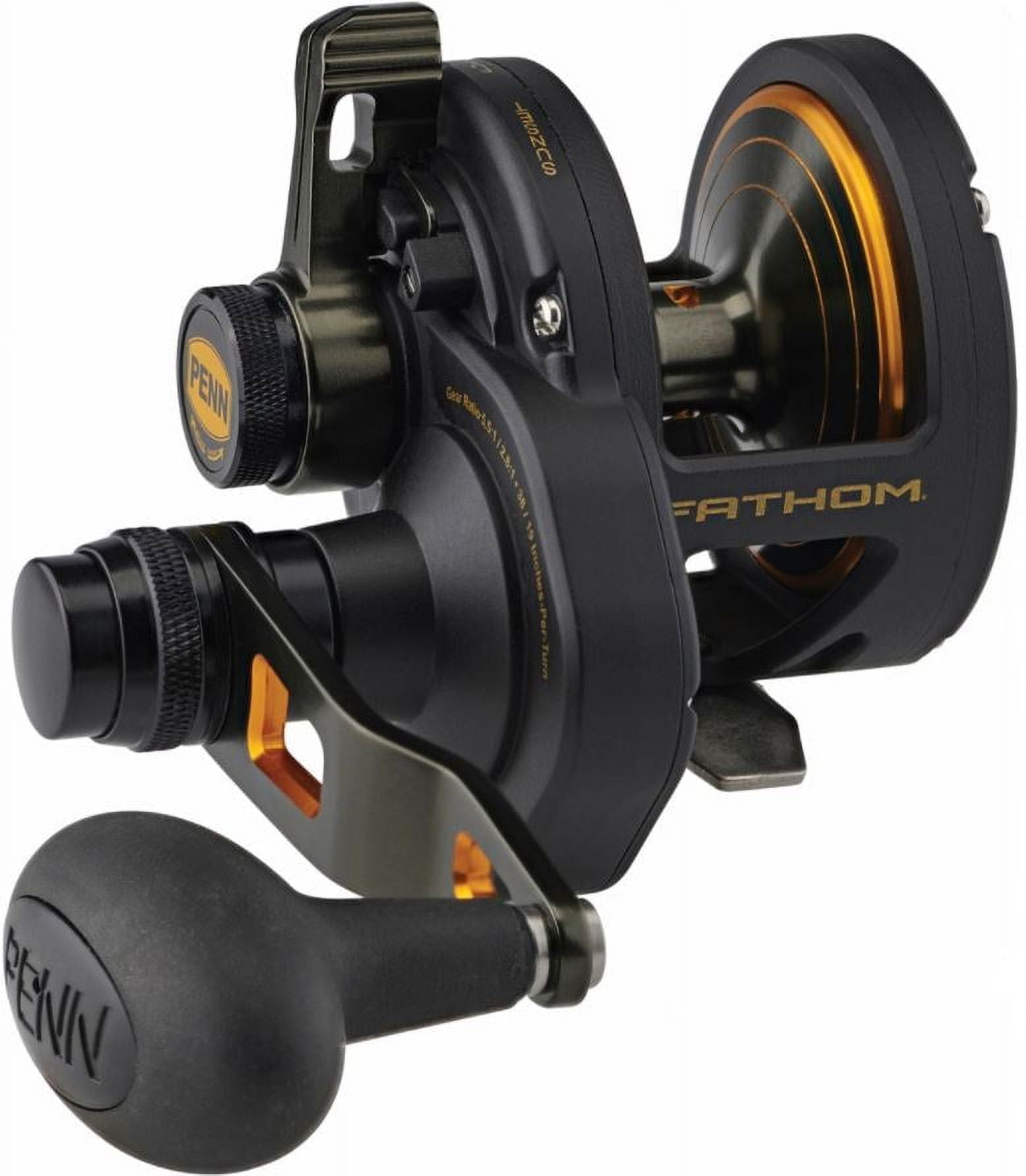 PENN Fathom Lever Drag 2 Speed Conventional Reel, Size 15