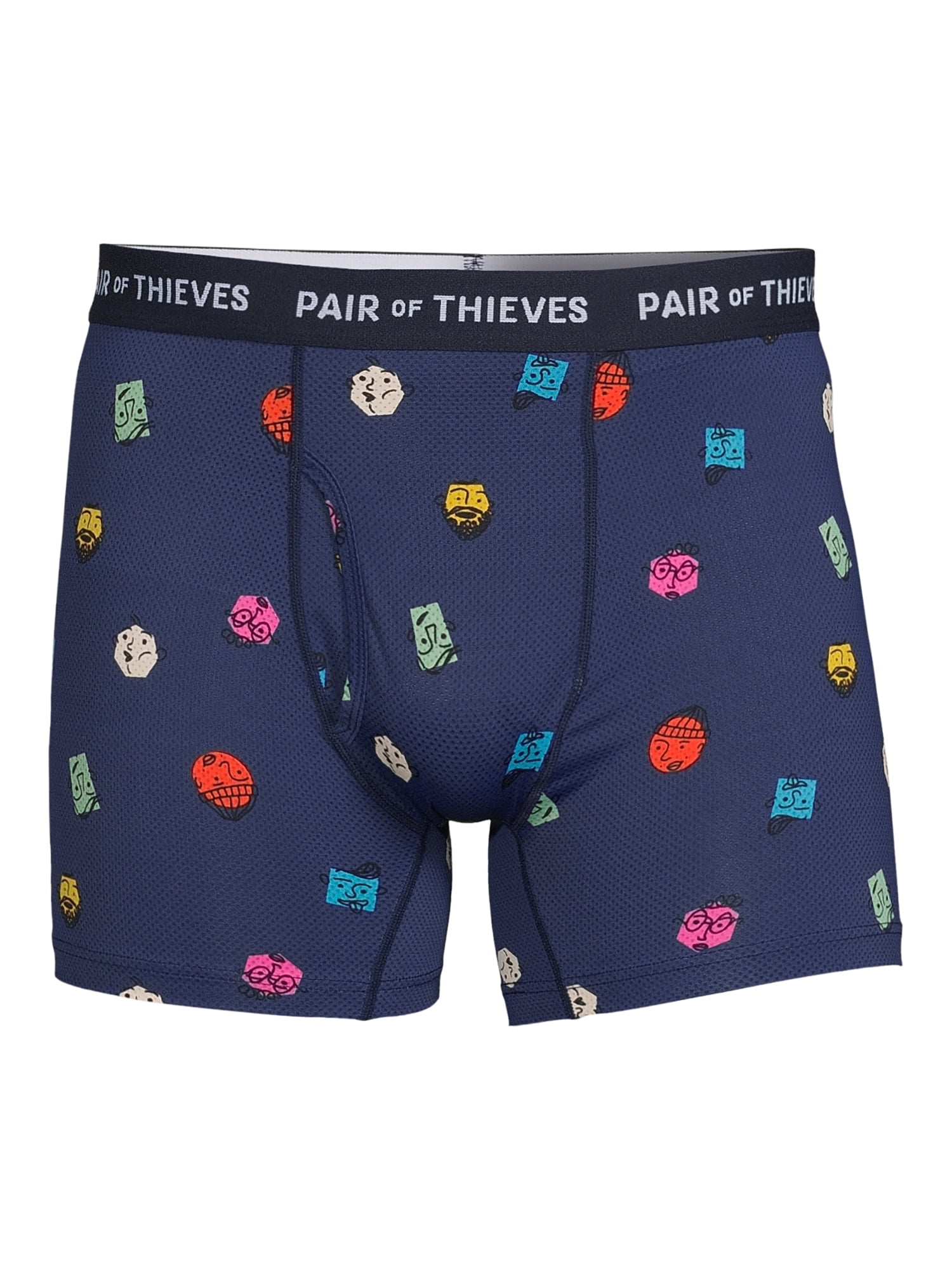 Pair of Thieves Men's Holiday Faces Boxer Brief, 1-Pack