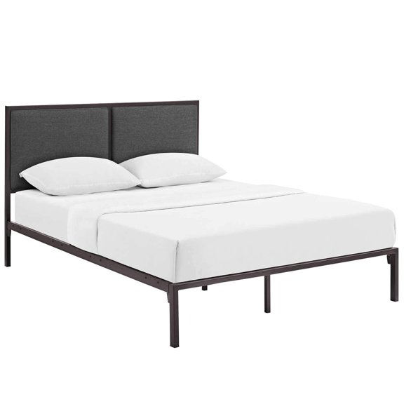 Modway Della King Upholstered Platform Bed, Multiple Colors