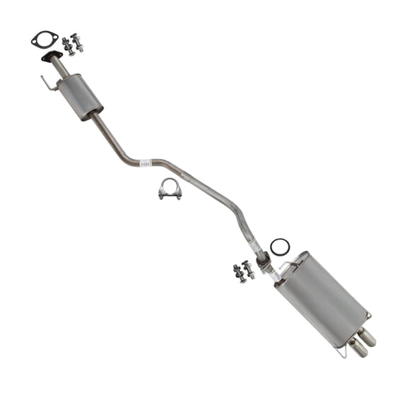 Northeastern Exhaust Resonator & Muffler Fits 2002-2006 Nissan Sentra 2.5L Sedan - Direct Fit | Stainless Steel System Kit