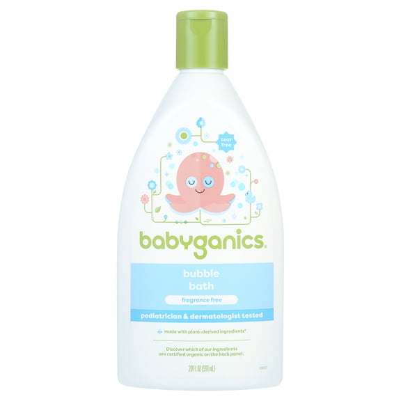 Babyganics Bubble Bath, Fragrance Free, 20oz