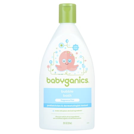 Babyganics Bubble Bath, Fragrance Free, 20oz