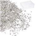 thumbnail image 1 of 50g Chips de vidrio triturado 1-3mm, tono plateado, 1 of 5
