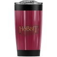 thumbnail image 1 of The Hobbit/Red Leather Stainless Steel Tumbler 20 oz Coffee Travel Mug/Cup, Vacuum Insulated & Double Wall with Leakproof Sliding Lid | Great for Hot Drinks and Cold Beverages, 1 of 7