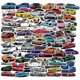 thumbnail image 2 of Calcomanías para autos de carreras - Calcomanías de vinilo impermeables para autos vsco para niños, computadora portátil, hidrofrasco, botellas de agua, cascos para niños, 100 piezas Namotu WMZL-2186, 2 of 7
