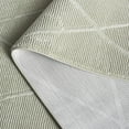 thumbnail image 4 of SAFAVIEH Revive Lorrin Diamond Polyester Area Rug, Sage, 6'7" x 6'7" Round, 4 of 6
