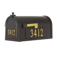 thumbnail image 5 of Berkshire Curbside Mailbox with Front and Side Numbers, Locking Insert and Springfield Mailbox Post with Base, 5 of 7