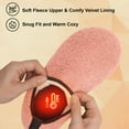 thumbnail image 3 of L-RUN House Slippers for Women Men Cozy Sock Shoes with Soft Rubber Sole Slip On for Indoor Outdoor, 3 of 7
