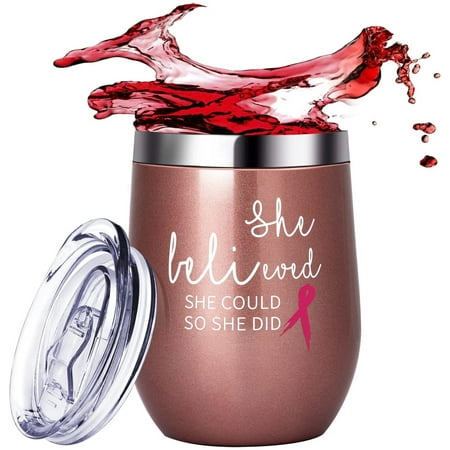 

Tumblers & Water Glasses Breast Cancer Gifts For Women Breast Cancer