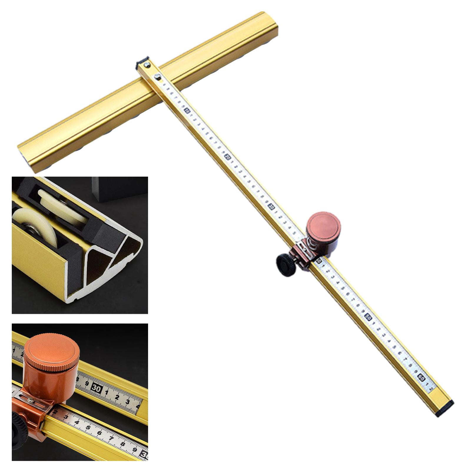 Milageto T Glass Cutter, Glass Breaker Adjustable Durable Tile Cutter, Floor Tile Cutting