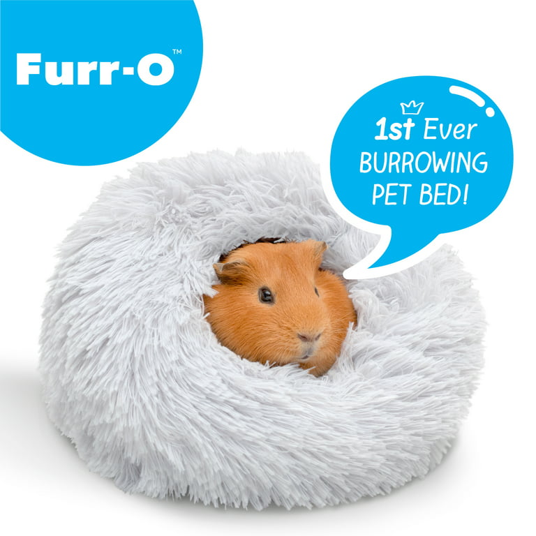 Paw Inspired® Furr-O™ Burrowing Pet Bed for Guinea Pigs, Hamsters, and  Other Small Animals (Light Gray)