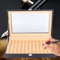thumbnail image 4 of 12 Slots Pen Case Black Fountain Pen Display, Wood Pen Box Storage Collector Box Organizer, 4 of 12