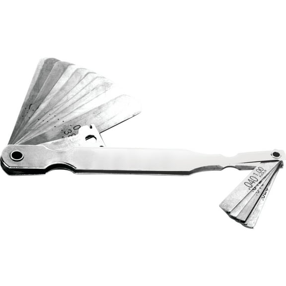 Performance Tool W84602 10-Piece Tappet and Ignition Blade Feeler Gauge Set with SAE and Metric Sizes