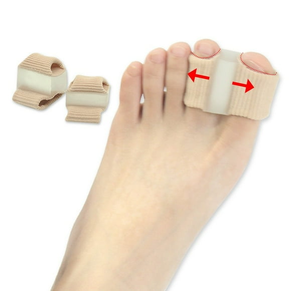 EGNMCR 1pcs Silicone Big Toe Separator Cushion Straightener Pads Gel Fix Spacers Protectors Orthopedic Correctors - Padding Bunion Support For Pain Relief Toe Separators