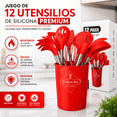 thumbnail image 3 of Juego De Cucharones De Silicona Y Acero Inoxidable KITCHENES 12 piezas, 3 of 8
