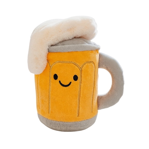 Beer Mug Plush Toy Cute Stuffed Soft Pillow For Kids Birthday Party Gift 1 Piece