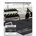 thumbnail image 5 of Puzzle Exercise Mat, 24 PCS Fitness Equipment Mats, 24 x 24 x 0.4 in, High-Density EVA Foam Mats Set, Interlocking Rubber Soft Tiles, Protective Floor Padding with Gray Dots for Home Gym Office, 5 of 6
