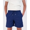 thumbnail image 4 of Real Essentials 3-Pack: Boy's Swim Board Shorts Trunks with Drawstring Beach UPF Swimwear Surf Swimming Short for Boys, 4 of 6