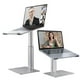 thumbnail image 1 of Soportes de laptop DEEDRR, escritorio, ergonómico, para Notebook MacBook 11-17", DJ, ajustable 7-15" de aluminio (plata), 1 of 3