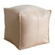 thumbnail image 5 of Puf sin relleno con funda para reposapiés, otomanas, taburete para cambiar zapatos, taburete creativo Cuadrado beige, 5 of 9