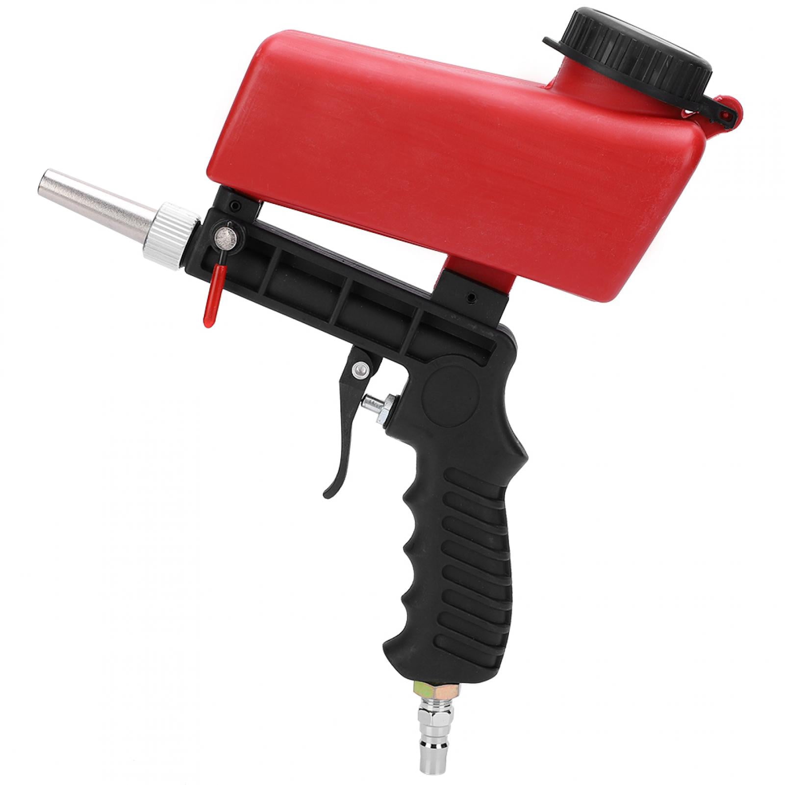 Sablier Pneumatique Professionnel à Main avec Réservoir de 700mL, Capacité de 21LBS, Débit de Sable Réglable et Poignée Ergonomique - Idéal pour Polir le Métal, Désincruster, Tailler les Bavures en Entretien Auto