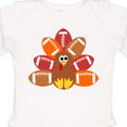 thumbnail image 4 of Inktastic Thanksgiving Cute Football Turkey Boys or Girls Long Sleeve Baby Bodysuit, 4 of 5